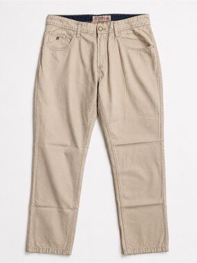 Cotton & Silk Men’s Beige Italian Cotton Pants Size 48 / 32x28 Casual Chino